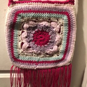Granny Square Purse Fully Lined Ready to Ship